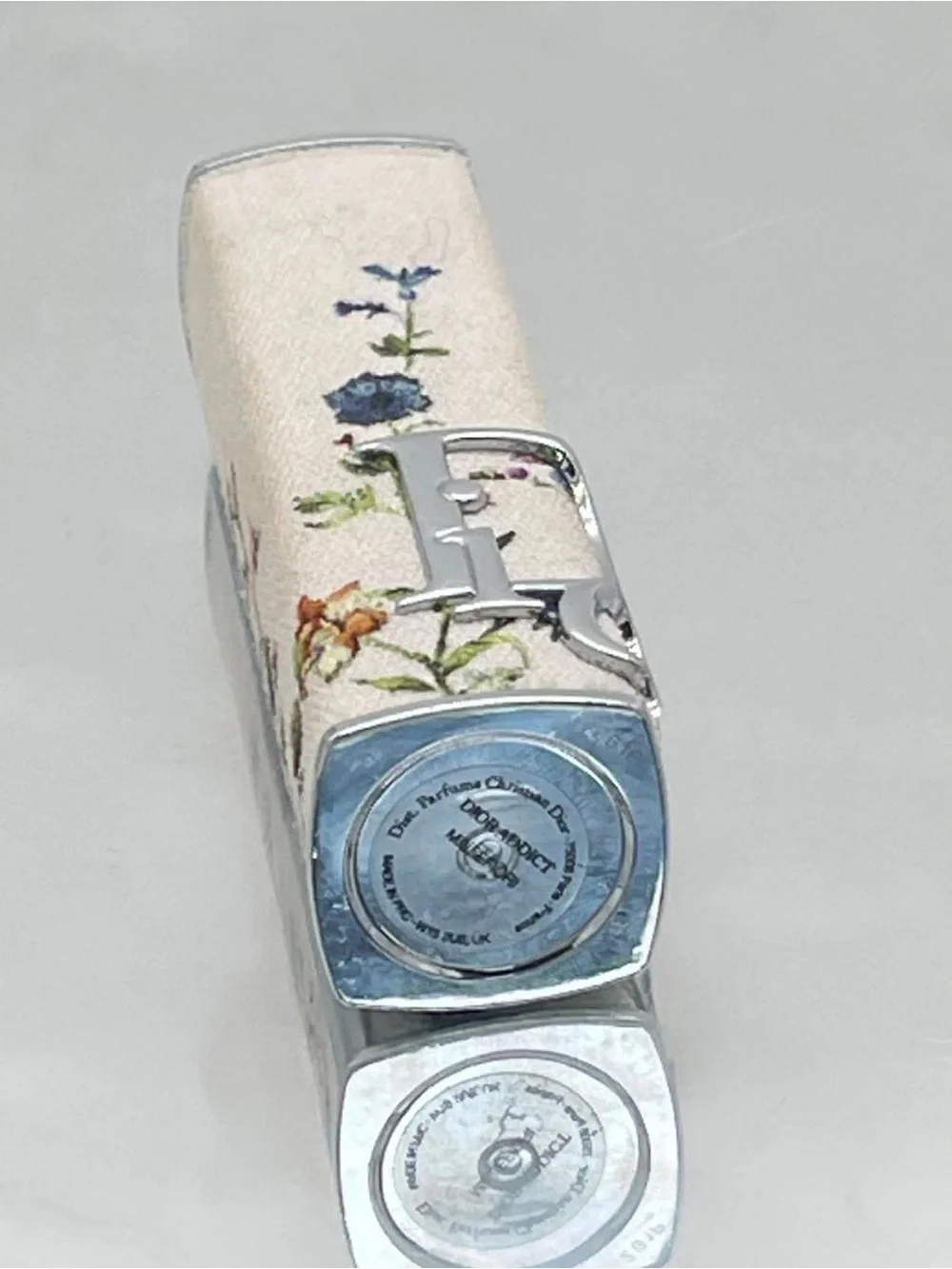 Dior Addict Millefiori Floral White & Multicolor Refillable Case Lipstick Holder